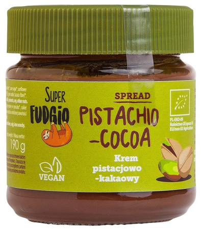 Cremă de fistic și cacao fără gluten BIO 190 g